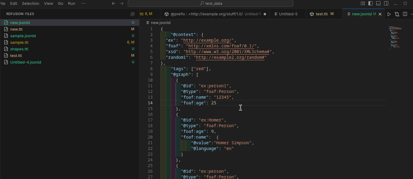 Merging multiple RDF files