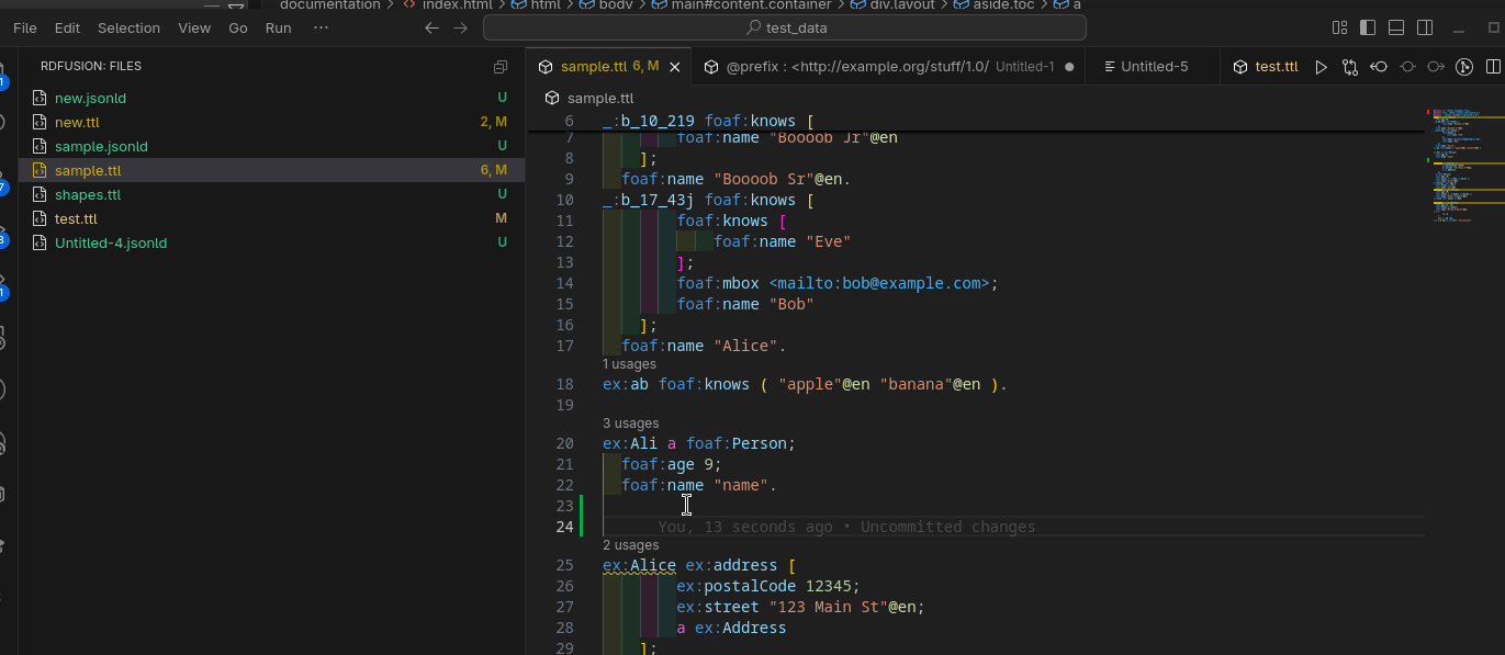 Validation — errors